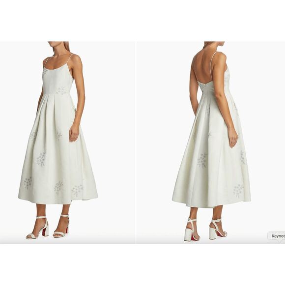 Sachin + Babi Audra Embroidered Midi dress Size US 10 $895 - Picture 2 of 10